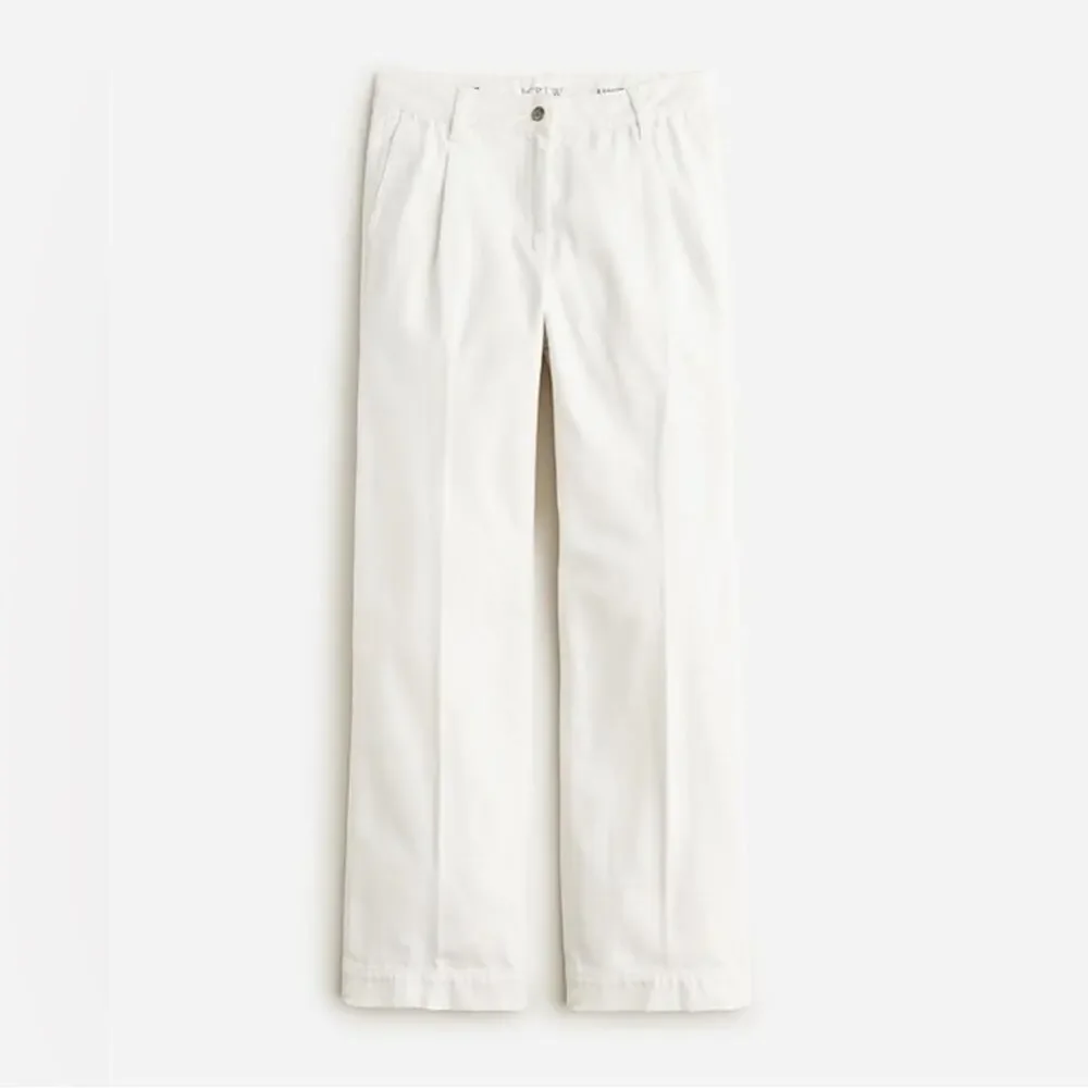 NWT J. CREW Petite Wide-Leg Essential Jean in White